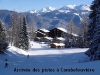 arrivées des pistes à Combelouvière