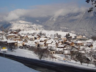 le village de Doucy Tarentaise en Savoie