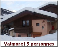 appartement montagne à Valmorel 5 personnes