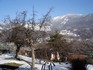 la vue vers l'est depuis le gite de St Oyen