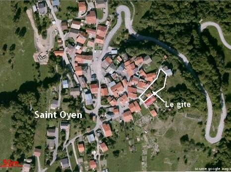 implantation du gite en montagne à Saint Oyen